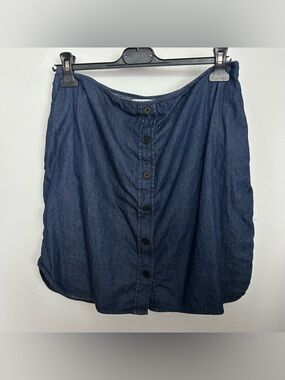 Reed Dark Blue Mini Skirt